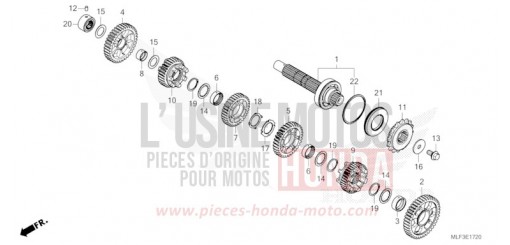 GETRIEBE (GEGENWELLE) (NT1100D) NT1100DR de 2024